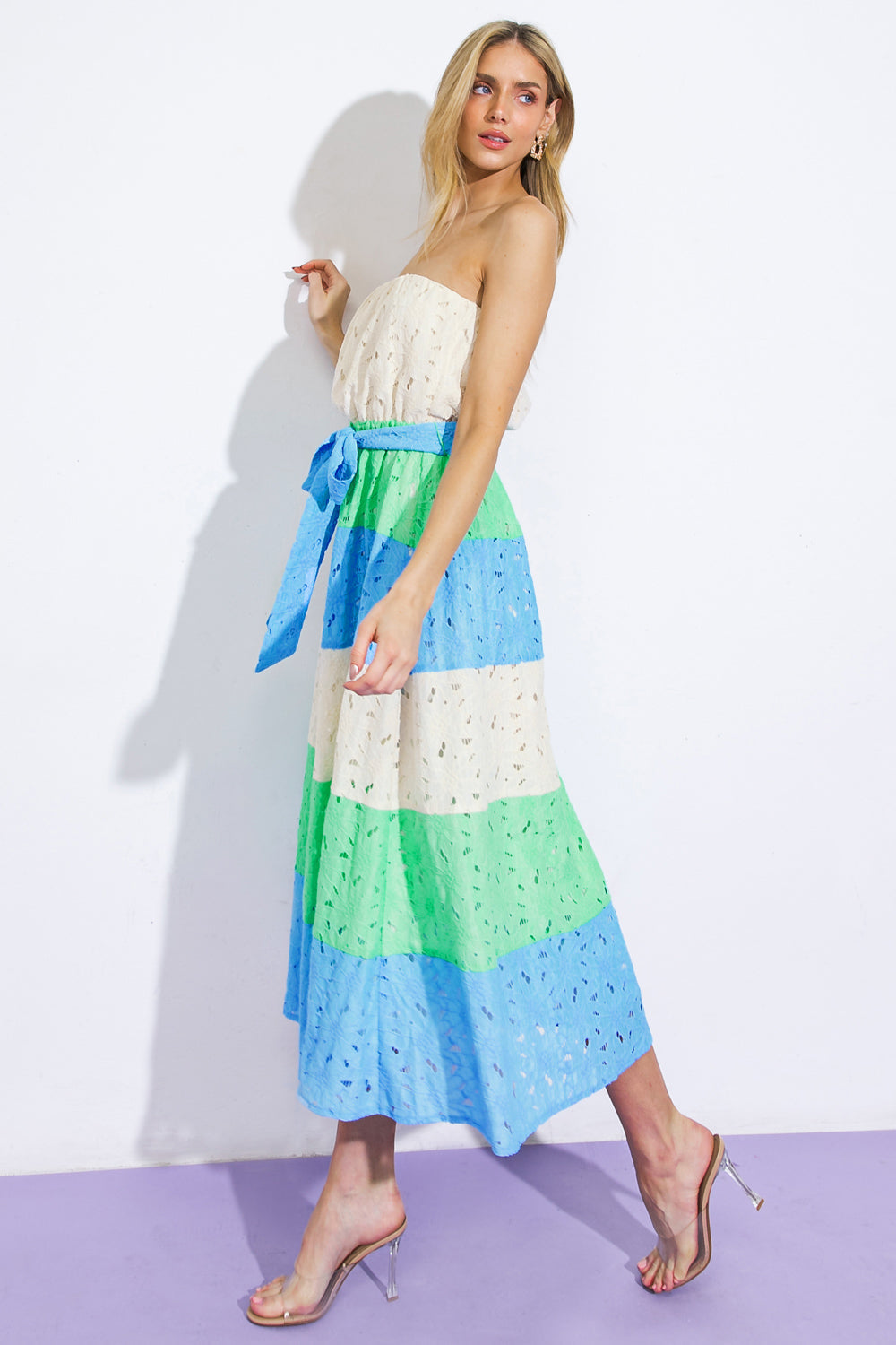 TAKE ME TO CABO WOVEN MIDI DRESS Flying Tomato